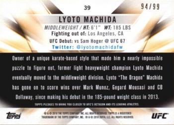 2018 Topps UFC Knockout - Blue #39 Lyoto Machida Back