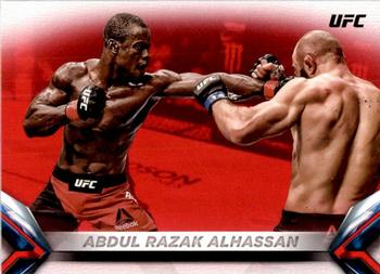 2018 Topps UFC Knockout - Red #88 Abdul Razak Alhassan Front