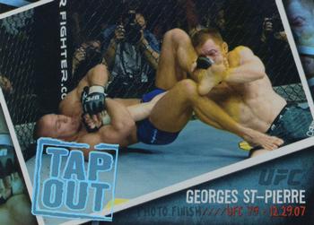 2009 Topps UFC Round 2 - Photo Finish #PF-8 Georges St-Pierre Front