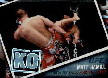 2009 Topps UFC Round 2 - Photo Finish #PF-11 Matt Hamill Front