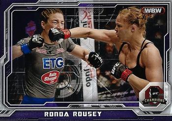 2014 Topps UFC Champions - Purple #76 Ronda Rousey Front