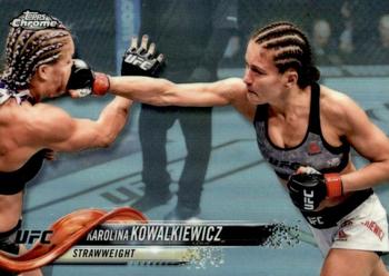 2018 Topps Chrome UFC - Refractor #39 Karolina Kowalkiewicz Front