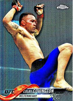 2018 Topps Chrome UFC - Refractor #40 Colby Covington Front