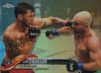 2018 Topps Chrome UFC - Refractor #97 Cub Swanson Front