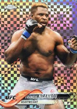 2018 Topps Chrome UFC - X-Fractor #32 Francis Ngannou Front