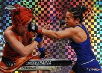 2018 Topps Chrome UFC - X-Fractor #60 Carla Esparza Front