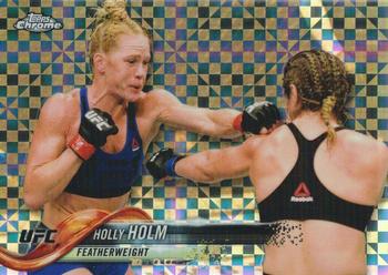 2018 Topps Chrome UFC - X-Fractor #76 Holly Holm Front