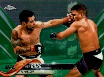 2018 Topps Chrome UFC - Green #10 Ray Borg Front