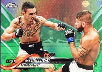 2018 Topps Chrome UFC - Green #25 Max Holloway Front