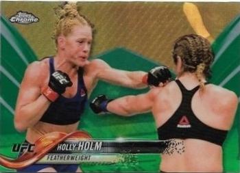 2018 Topps Chrome UFC - Green #76 Holly Holm Front