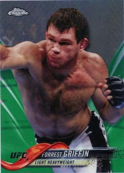 2018 Topps Chrome UFC - Green #77 Forrest Griffin Front
