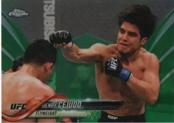 2018 Topps Chrome UFC - Green #86 Henry Cejudo Front