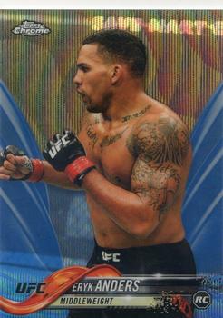 2018 Topps Chrome UFC - Blue Wave #7 Eryk Anders Front
