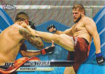 2018 Topps Chrome UFC - Blue Wave #53 Marcin Tybura Front