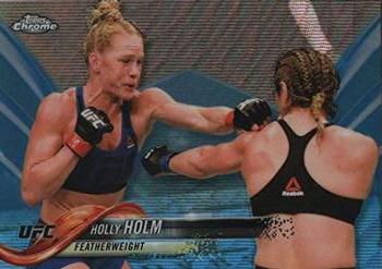 2018 Topps Chrome UFC - Blue Wave #76 Holly Holm Front