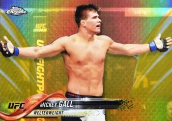 2018 Topps Chrome UFC - Gold #11 Mickey Gall Front