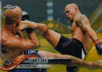 2018 Topps Chrome UFC - Gold #35 Robbie Lawler Front