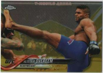 2018 Topps Chrome UFC - Gold #69 Alistair Overeem Front