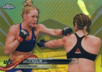 2018 Topps Chrome UFC - Gold #76 Holly Holm Front