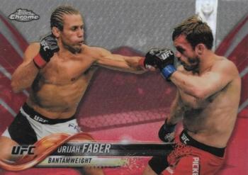 2018 Topps Chrome UFC - Red #24 Urijah Faber Front