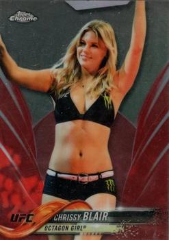 2018 Topps Chrome UFC - Red #45 Chrissy Blair Front