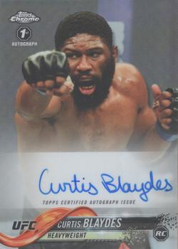 2018 Topps Chrome UFC - Autographs #FA-CBL Curtis Blaydes Front