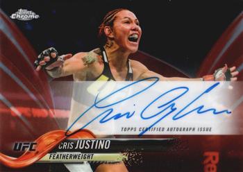 2018 Topps Chrome UFC - Autographs Orange #FA-CJ Cris Justino Front