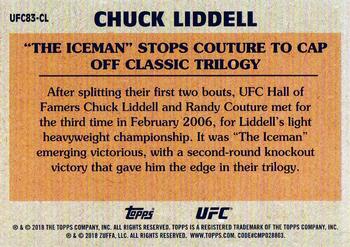 2018 Topps Chrome UFC - 1983 Topps #UFC83-CL Chuck Liddell Back