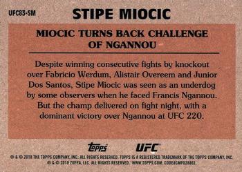 2018 Topps Chrome UFC - 1983 Topps #UFC83-SM Stipe Miocic Back
