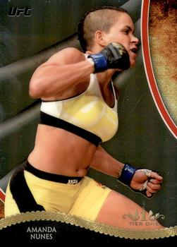 2018 Topps Chrome UFC - 2017 Tier 1 Chrome UFC #UFCT-AN Amanda Nunes Front
