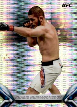 2018 Topps Chrome UFC - 2018 UFC Knockout Chrome Pulsar #UFCK-KN Khabib Nurmagomedov Front