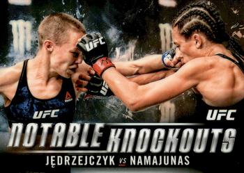 2018 Topps Chrome UFC - Notable Knockouts #NK-RN Rose Namajunas Front