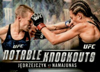 2018 Topps Chrome UFC - Notable Knockouts Wave #NK-RN Rose Namajunas Front