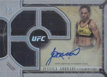 2018 Topps UFC Museum Collection - Signature Swatch Triple Relic Autographs #SSATR-JA Jessica Andrade Front