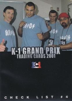 2001 Epoch K-1 Grand Prix #107 Check list #4 Front
