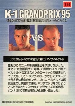 1997 Bandai K-1 Grand Prix #114 Jerome Le Banner / Mike Bernardo Back