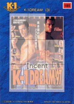 1997 Bandai K-1 Grand Prix #185 K-1 Dream (3) Back