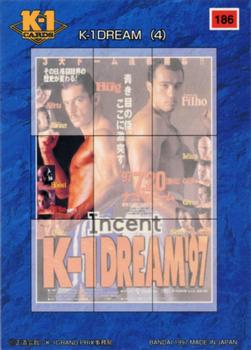 1997 Bandai K-1 Grand Prix #186 K-1 Dream (4) Back