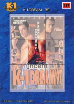 1997 Bandai K-1 Grand Prix #187 K-1 Dream (5) Back
