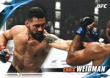2019 Topps UFC Knockout #74 Chris Weidman Front