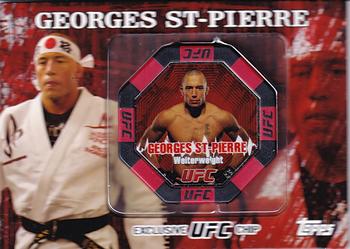 2010 Topps UFC - Exclusive UFC Chip #16 Georges St-Pierre Front