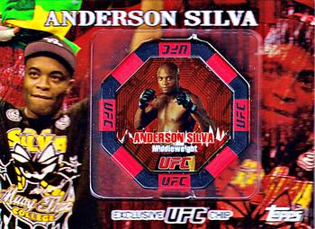 2010 Topps UFC - Exclusive UFC Chip #17 Anderson Silva Front
