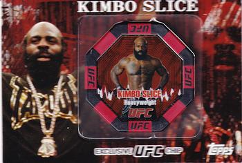 2010 Topps UFC - Exclusive UFC Chip #30 Kimbo Slice Front