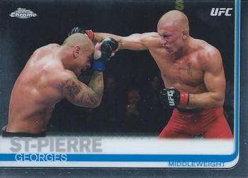 2019 Topps Chrome UFC #5 Georges St-Pierre Front