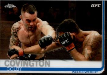 2019 Topps Chrome UFC #24 Colby Covington Front
