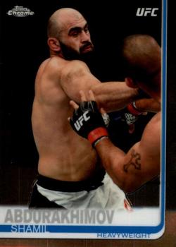 2019 Topps Chrome UFC #28 Shamil Abdurakhimov Front