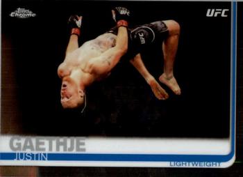 2019 Topps Chrome UFC #62 Justin Gaethje Front