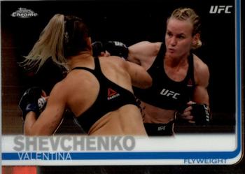 2019 Topps Chrome UFC #63 Valentina Shevchenko Front