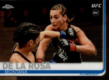 2019 Topps Chrome UFC #76 Montana De La Rosa Front