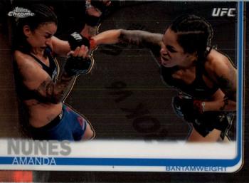 2019 Topps Chrome UFC #100 Amanda Nunes Front